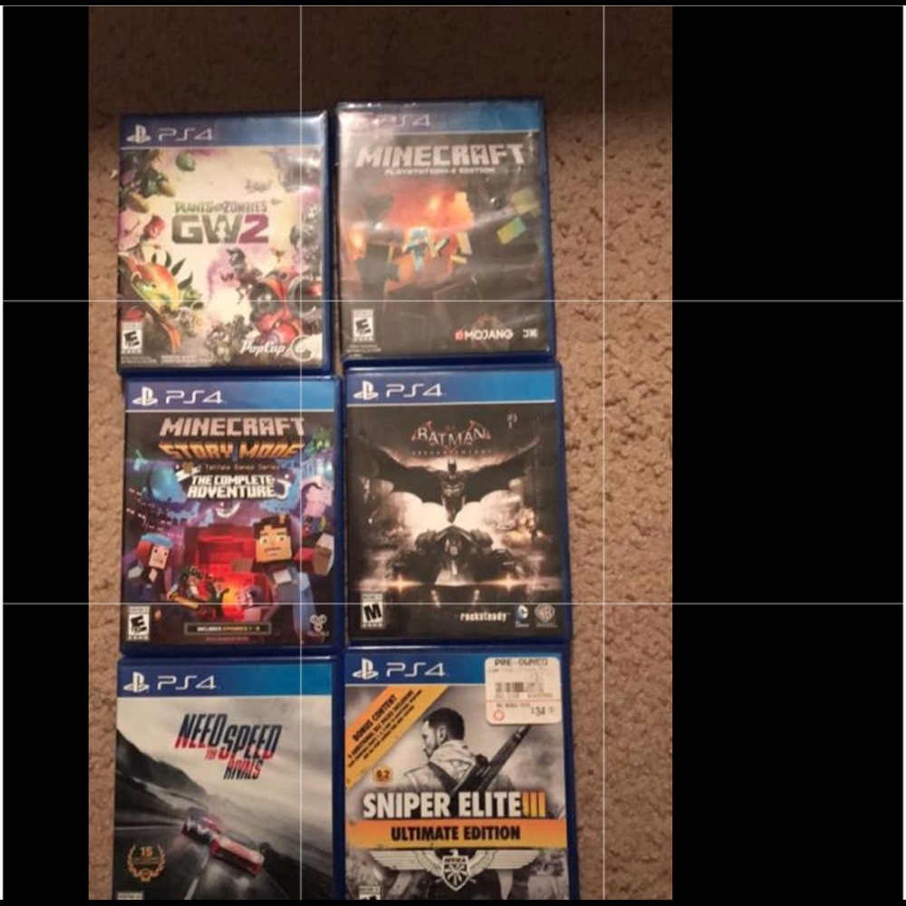 6, PS4 video games!